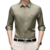 Camisa masculina social slim fit fibra de bambu