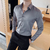 Camisa Masculina Social Manga Longa Slim Fit