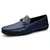 Mocassim Masculino Azul Nápoles