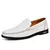 Mocassim Masculino Branco Loafer Casual Évora