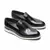 Sapato Mocassim Masculino Preto Heidelberg com design elegante e solado claro.