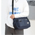 Bolsa shoulder bag Masculina em Nylon Azul