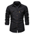 Camisa masculina jeans com bolso duplo slim fit na internet