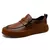 Sapato loafer masculino marrom Midas em couro, com design moderno e confortável.