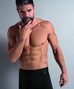 BA2005-Marca: Bakhou | Boxer algodón y lycra. Liso con collareta