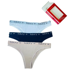 KA131-Marca: Kaury Intimates | Pack x 3 Vedetina Elástico Personalizado - comprar online