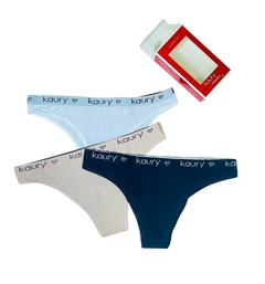 KA131-Marca: Kaury Intimates | Pack x 3 Vedetina Elástico Personalizado en internet