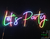 Placa Luminoso em Neon de Led - Lets Part Digital 95x42cm