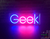 Placa Luminoso em Neon de Led - GEEK 50x20cm - comprar online