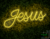 Placa Luminoso em Neon de Led - Jesus 1 66x30cm