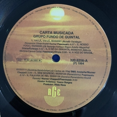 Grupo Fundo de Quintal - Carta Musicada na internet