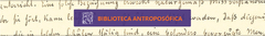 Banner de la categoría Biblioteca Antroposófica