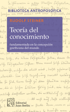 Teoría del conocimiento | Rudolf Steiner