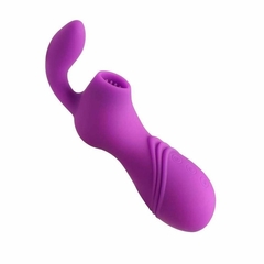 Vibrador Massageador e Sugador Clitóris e mamilos Recarregável