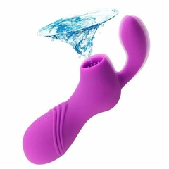 Vibrador Massageador e Sugador Clitóris e mamilos Recarregável - comprar online