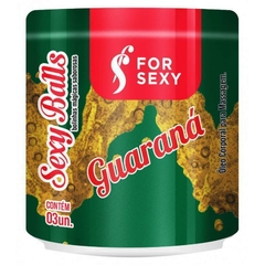 Sexy Ball Beijável - Bolinha Mágica Sabor Guaraná Excitante e Lubrificante c/ 3 unidades - For Sexy