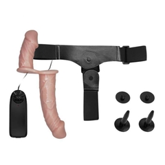 Cinta c/ Pênis Duplo com Vibro - Dupla Penetração - Strap On - comprar online