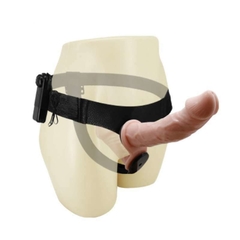 Cinta c/ Pênis Duplo com Vibro - Dupla Penetração - Strap On