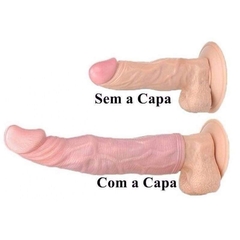 Capa p/ aumento instantâneo do pênis em silicone - Ponta Maciça - 6 cm - comprar online