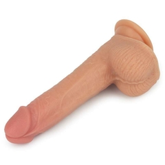 Anthony Pênis Rotativo Ajustável com Vibro e Aquecimento 8.5" - LOVETOY DUAL-LAYERED ROTATING NATURE COCK - loja online