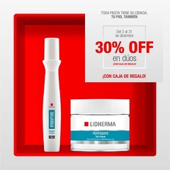 30% OFF Comprando Hydrapore Contorno de Ojos + Hydrapore Gel Cream. LIDHERMA