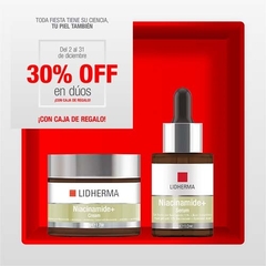 30% OFF Comprando Niacinamide+ Cream + Nicianimide+ Serum. LIDHERMA