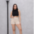 Shorts Feminino Cargo Jeans - loja online