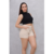 Shorts feminino Cinto Fivela Forrada Alfaiataria - VIVA MIX