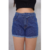 Imagem do Shorts feminino Cinto Fivela Forrada Alfaiataria