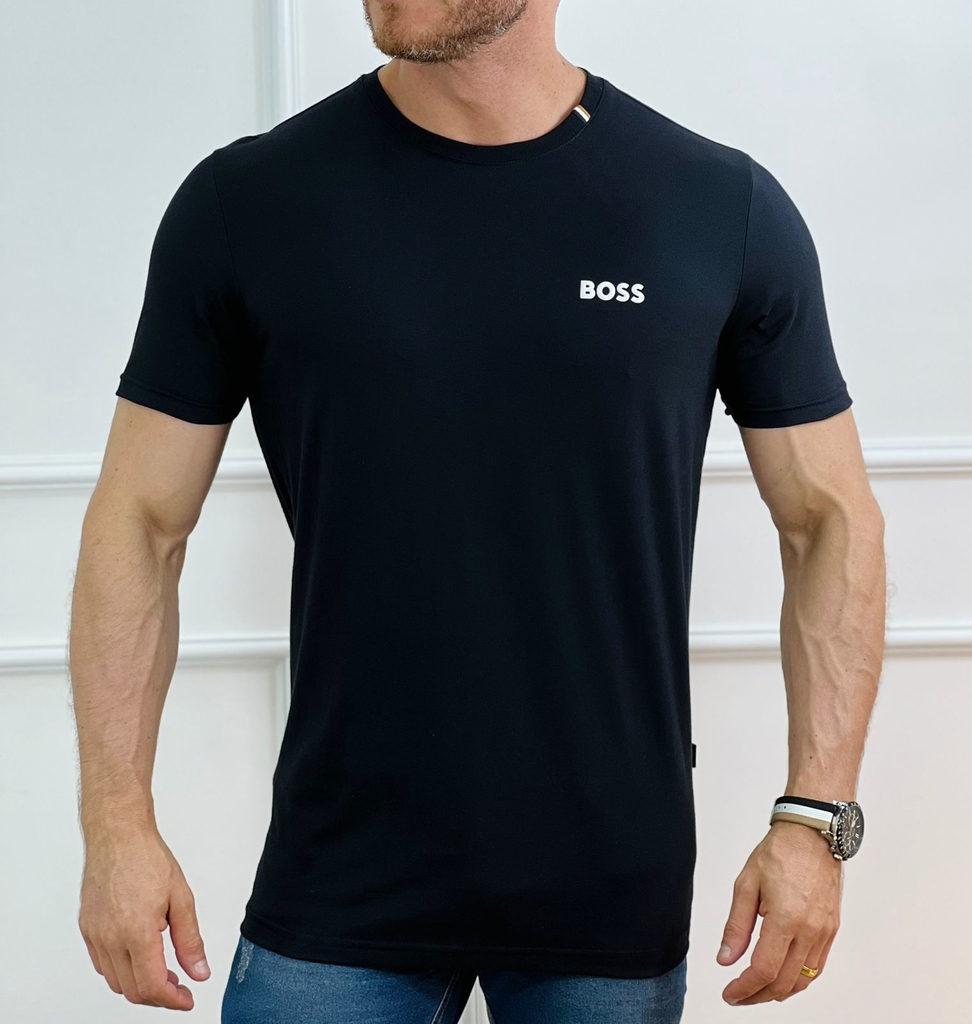 Camiseta Hugo Boss Algodao Egipcio Importada Toque de Seda