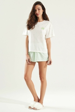 Blusa Estampada Short Xadrez