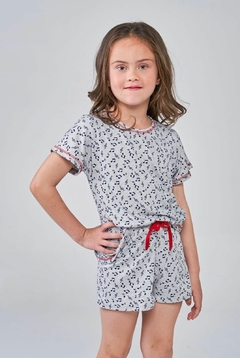 Pijama Melodia Pele de Pessego Infantil Feminino - comprar online