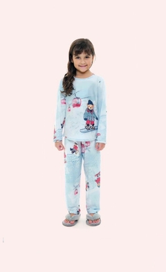 Pijama Infantil Unisex Pele de Pessego Neve