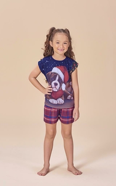 Pijama Feminino Infantil Natal