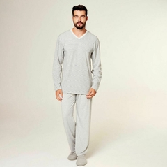 Pijama listrado masculino