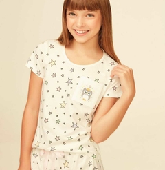 Pijama infantil estrelas e coruja - comprar online