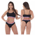 Kit 3 Conjunto Feminino Lingerie Blogueira Microfibra Top e Calcinha na internet