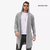 Cardigan Masculino Sobretudo Blazer Estiloso Comprido Casaco Longo com Capuz - Ragde Shop 