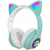 Imagem do Fone De Ouvido Orelha De Gato Gatinho Cat Bluetooth Ear Com Led Rgb Headphone