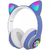 Fone De Ouvido Orelha De Gato Gatinho Cat Bluetooth Ear Com Led Rgb Headphone - Ragde Shop 