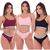 Kit 3 Conjunto Feminino Lingerie Blogueira Microfibra Top e Calcinha - Ragde Shop 