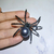 Exaggerated black white spider creative brooch men women party clothes scarf accessories pin brooches gift - loja online