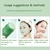 Cleansing Green Tea Mask Stick Mud Facial Purifying Clay acne Oil Control Anti-Acne Whitening Skin Care Face blackhead