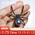 Imagem do Exaggerated black white spider creative brooch men women party clothes scarf accessories pin brooches gift