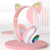 Fone De Ouvido Orelha De Gato Gatinho Cat Bluetooth Ear Com Led Rgb Headphone na internet