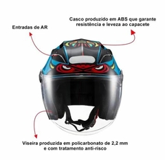 CAPACETE TEXX UGLLO HUNGER CINZA E VERMELHO na internet