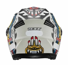 CAPACETE TEXX UGLLO HUNGER CINZA E VERMELHO - loja online