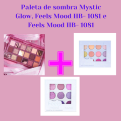 kit paleta de sombra Mystic, Feels Moods HB -1082 e Feels Mood HB- 1081