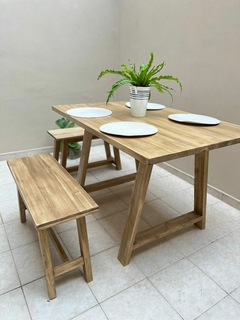 Mesa de comedor de álamo - comprar online