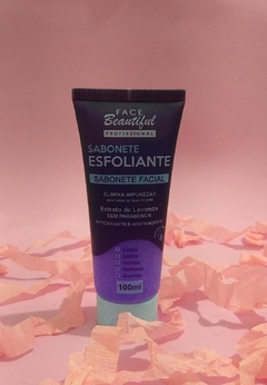 Sabonete Esfoliante facial - Extrato de lavanda